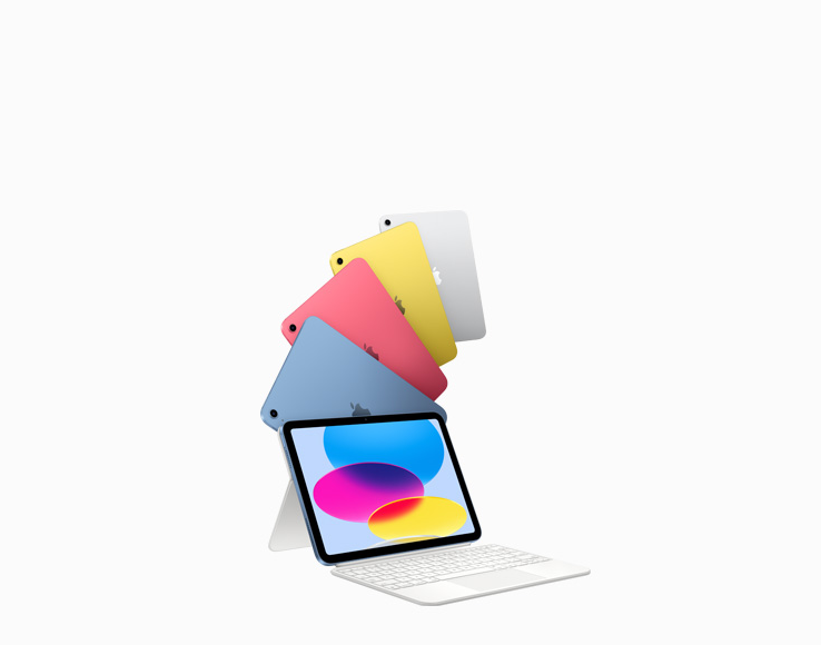 Image of some colorful ipad